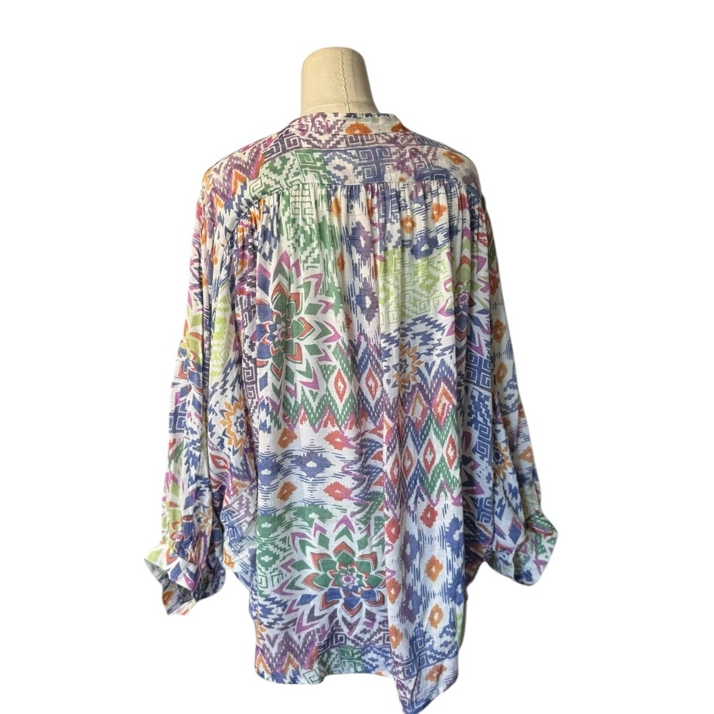 Anthropologie Maeve Brynna Buttondown Blouse, Size  Large - Picture 9 of 10